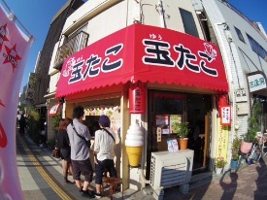 店舗の軒先に設置したテント